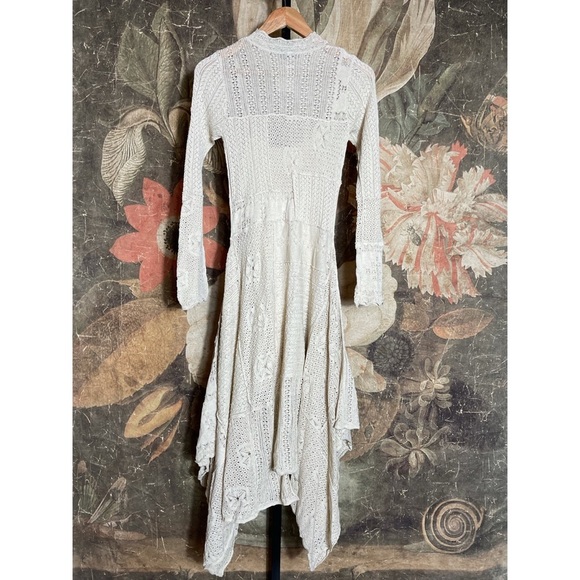 New Free People Snowflake Sweater Dress Size XS $248 - Picture 5 of 6